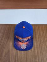 Casquette Mitchell & Ness New York Knicks NBA bleue orange 