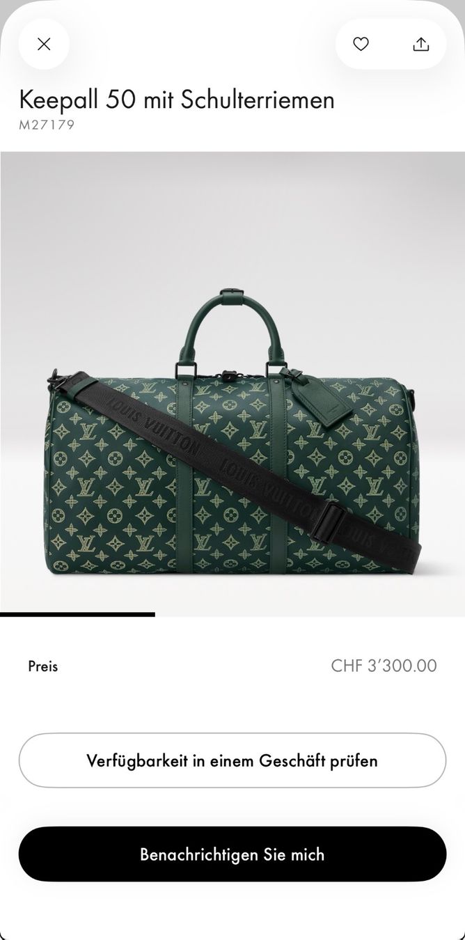 Louis Vuitton Borse: Louis Vuitton Keepall 50 Monogramm green – Nuovo e nell'imballaggio originale da Spiez venduto da vvo_627h 5