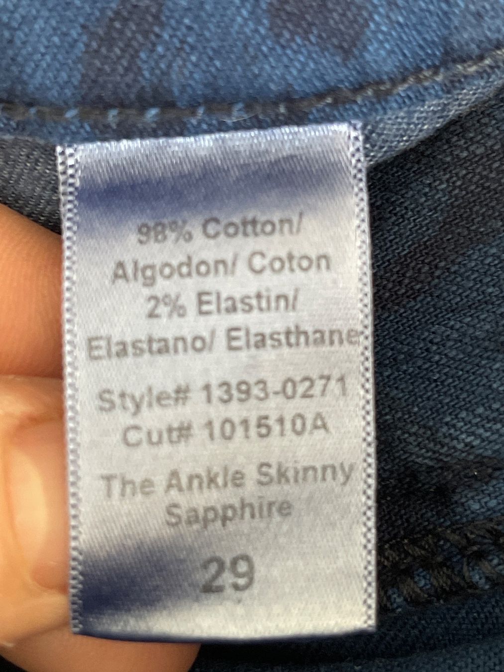 Jeans: Designer Jeans Grösse 38 Current Elliot blauer Leopard – D'occasion à Nussbaumen AG par HelenaDavid1910 4