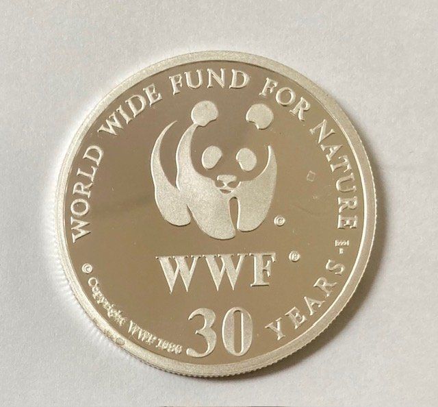 Tutti le monete: Silbermünze 30 Jahre WWF – Nuovo (secondo la descrizione) da Dürnten venduto da Scheidegg32 1