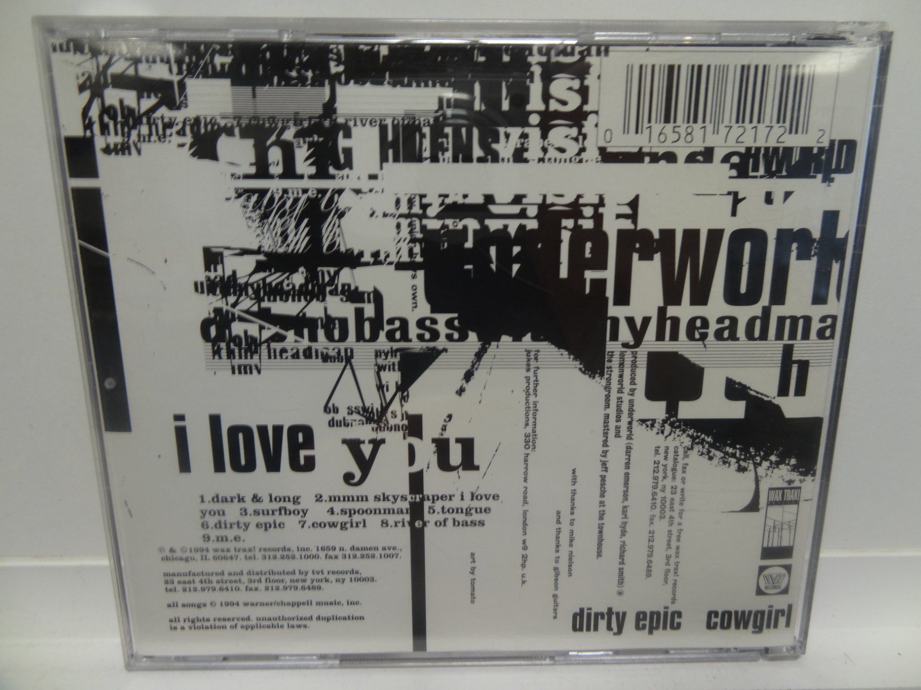 CD: Underworld - Dubnobasswithmyheadman – Usato da luzern venduto da musicandart 1
