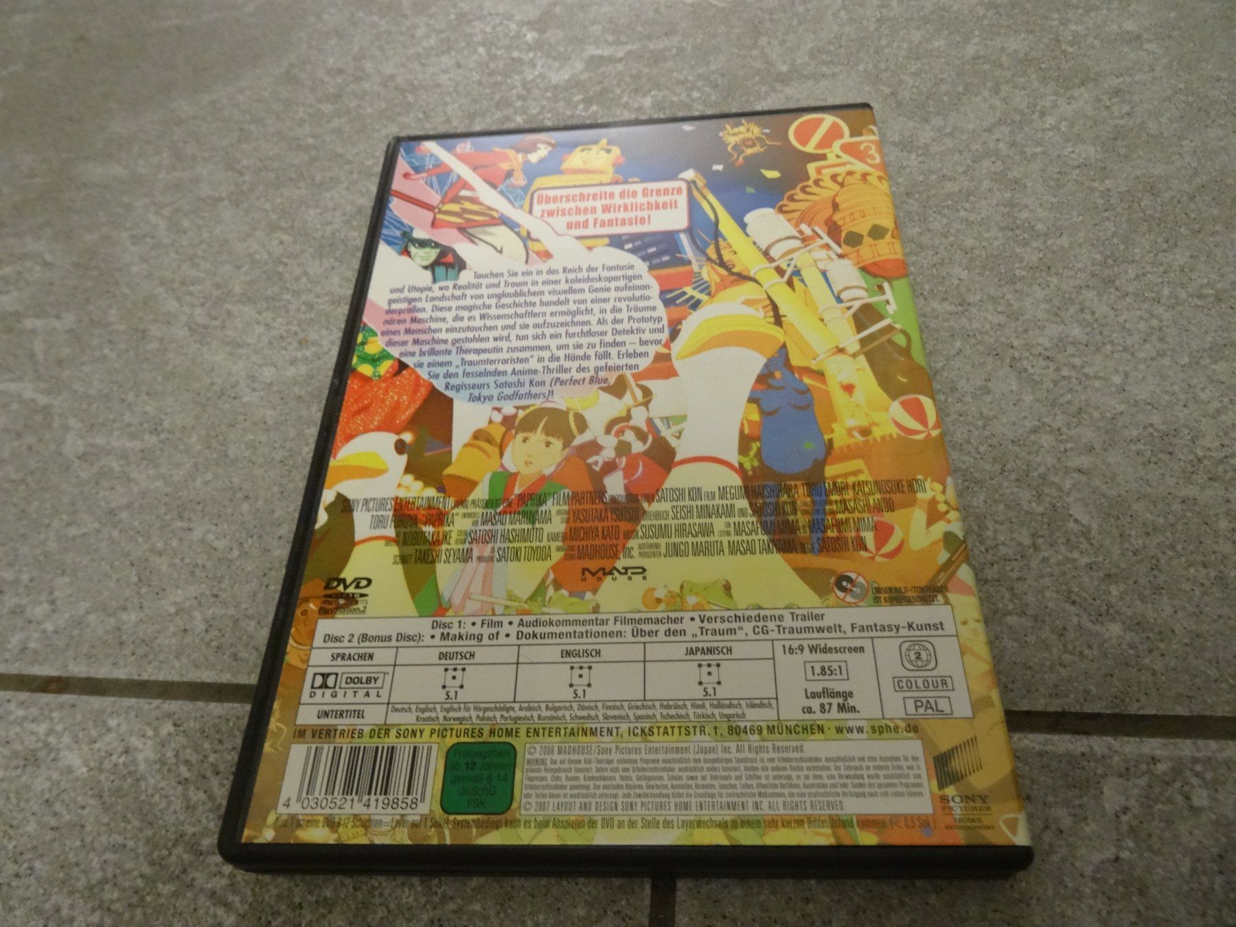 Alle DVDs: Paprika DVD – Gebraucht aus Olten von Disc-Verkauf 3