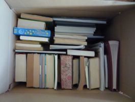 Wühlschachtel, primär mit Büchern