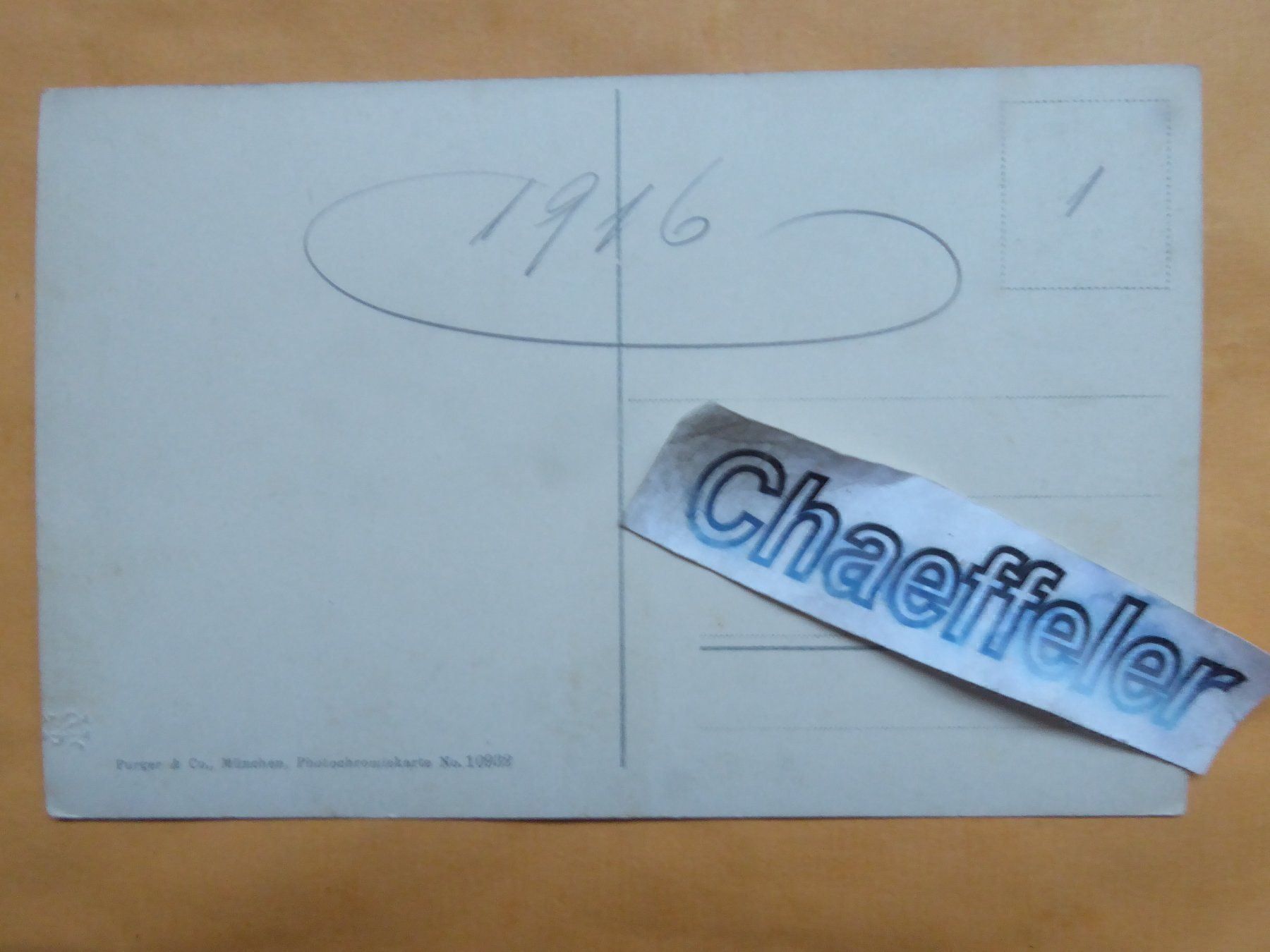 Cartoline postali: 1916 Mixnitz mit Bärnschütz u.Rötelstein – Usato da Zürich venduto da Chaeffeler 1