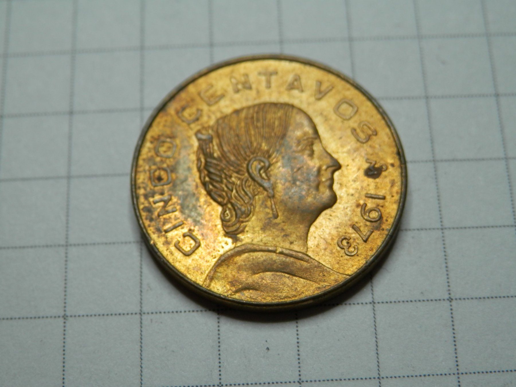 Tutti le monete: Mexiko 5 Centavos, 1973 – Usato da Weiach venduto da weiach81