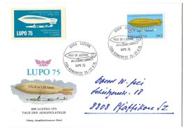 Brief LUPO 75 Kat-Nr. TA 9.a1 mit Vignette LUPO WV 75.3