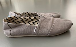 Toms Slipper Alpargata grau Gr. 38.5