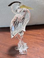 Héron argenté Swarovski conçu par Adi Stocker