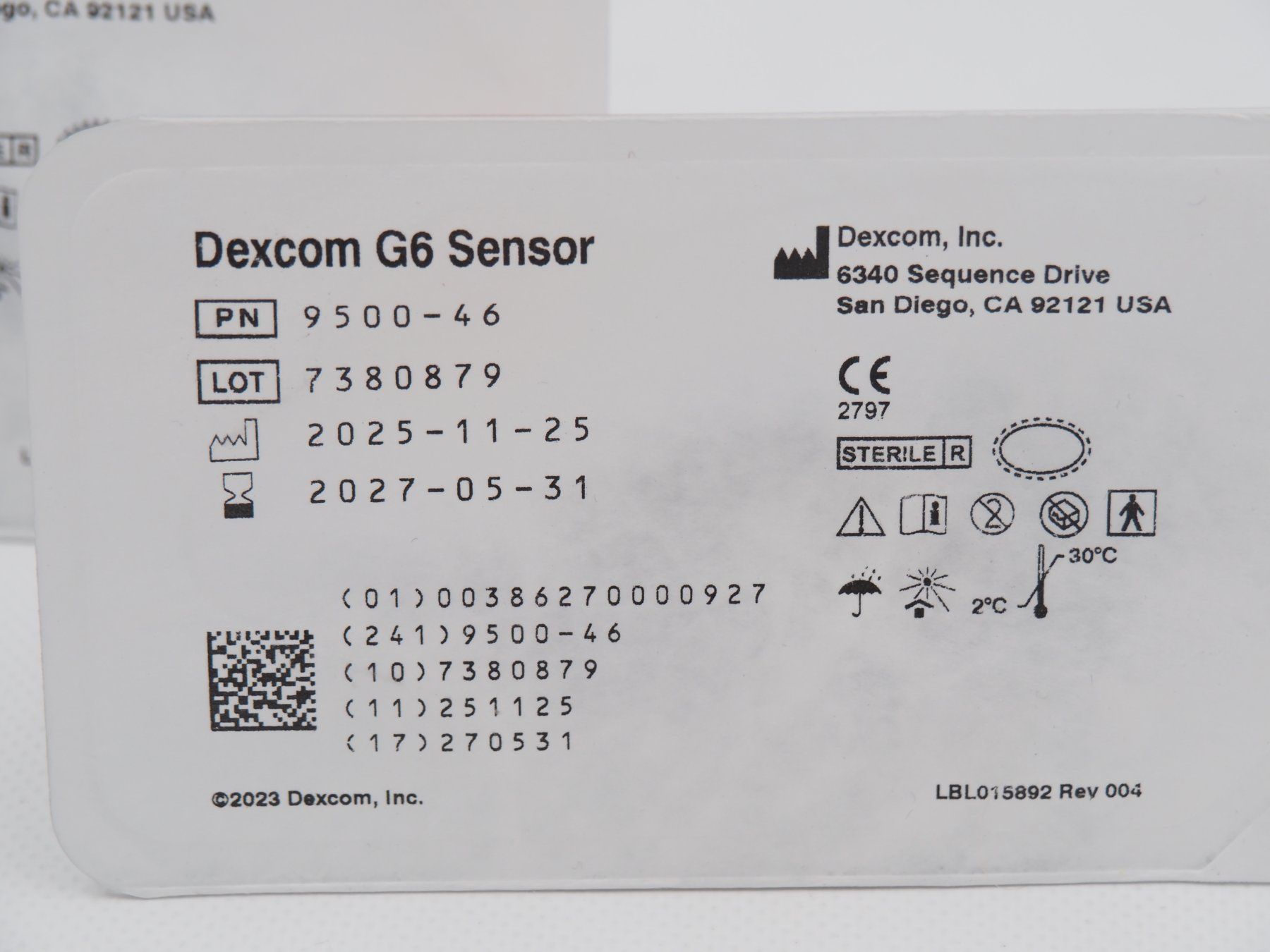 Dexcom Medizinische Geräte: DEXCOM G6 Sensor- 2er Pack / MHD: 05.2027 (26070750) – Neu und originalverpackt aus Zürich von fundsachenverkauf 2