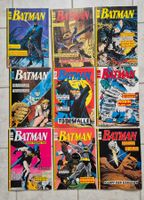 Batman Hefte Konvolut - Nr 1 bis 9, Hethke 1989-1991