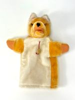 Handpuppe Fuchs HERMANN TEDDY Mohair 1950er-Jahre