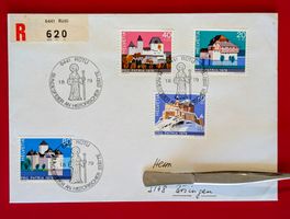 PRO PATRIA R-SATZBRIEF 178 - 181 1978 BUNDESFEIER RÜTLI 1979