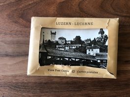 12 alte Ansichtskarten von Luzern, ungebraucht, Rarität!