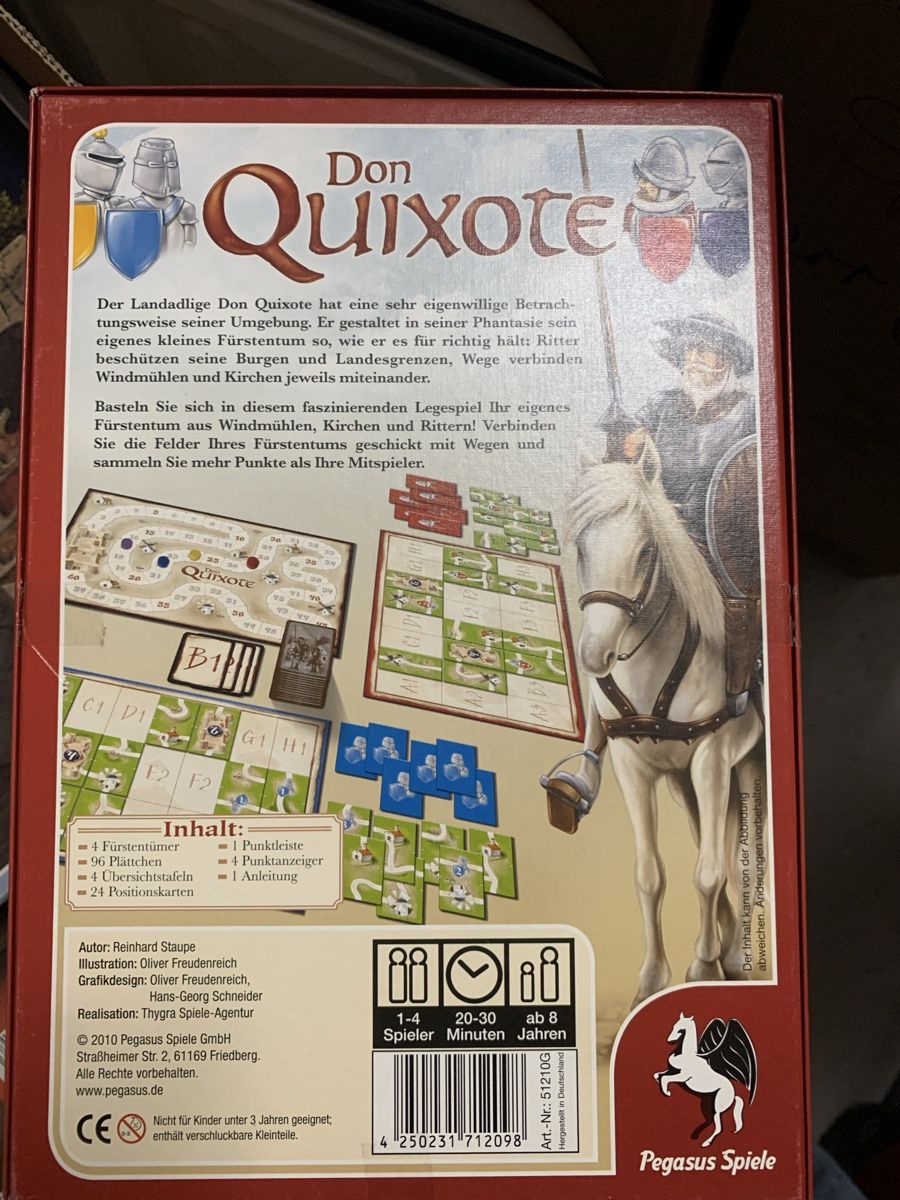 Pegasus Spiele Jeux: Don Quixote – D'occasion à Zug par Starkeente 2