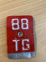 Altes Velonummer TG 88 10538