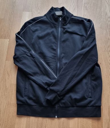 Herren Trainer Jacke,Gr.XL,Schwarz