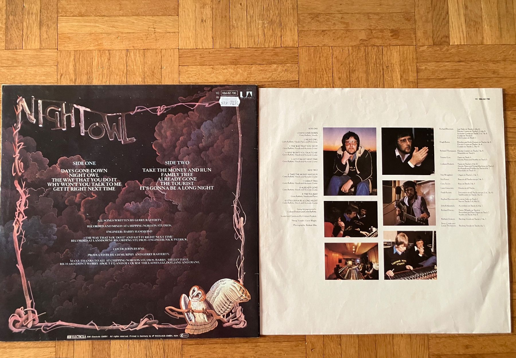 Dischi in vinile: LP.  Gerry Rafferty, Night owl, 1979 – Usato da winterthur venduto da Grami1 1