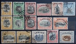Labuan British ex. Kat. 66-96 gest. 1896/1900