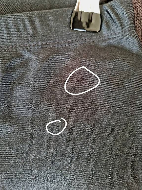 H&M Leggings: Leggins, Hose, Leggings, glänzender Stoff, pants, lange hose – Nuovo (secondo la descrizione) da Hettlingen venduto da exp_p7b2 1