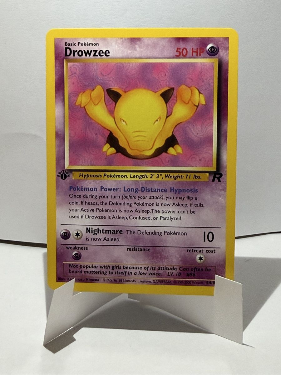 Pokémon Sammelbilder & Trading cards: Pokémon Karte Drowzee 1. Edition – Neu (gemäss Beschreibung) aus Wetzikon ZH von kev_2rhl