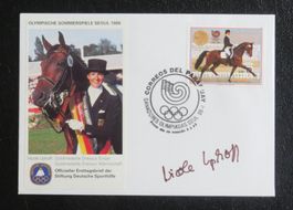 Ersttagsbrief Olympia Seoul 1988, Reiten