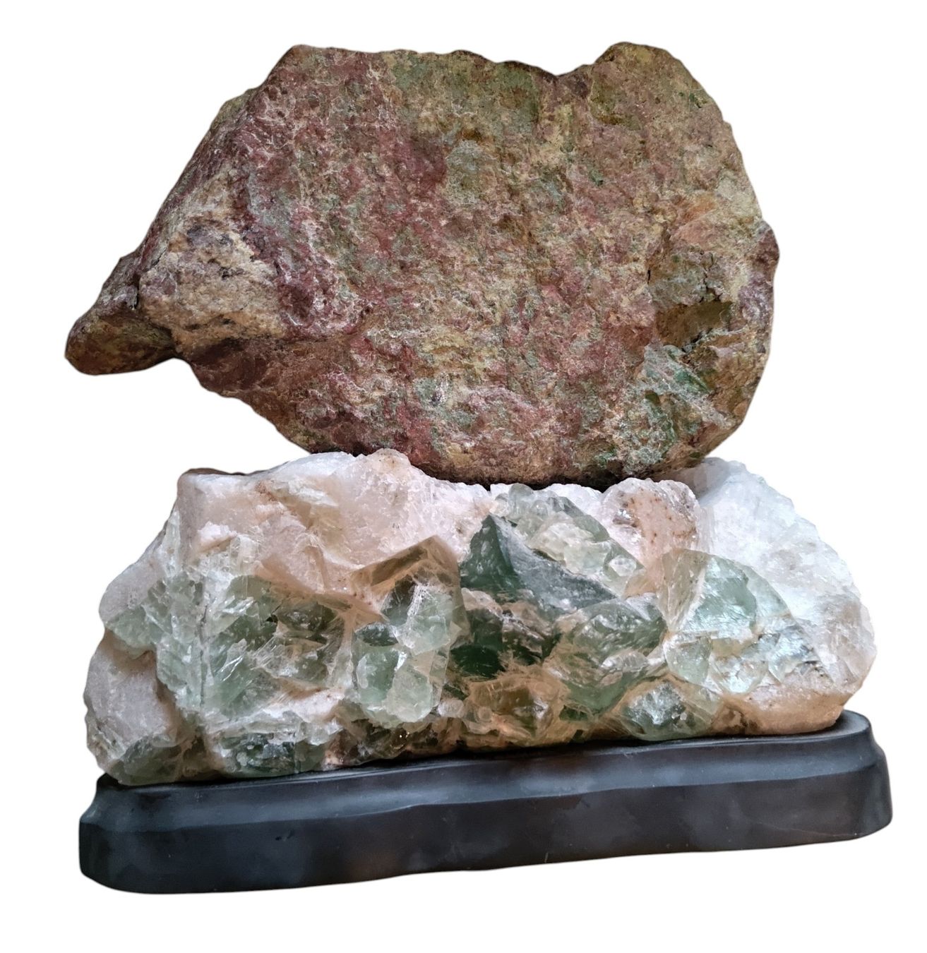 Statuette: Delfini in Azzurrite e Malachite su Fluorite e Quarzo – Nuovo (secondo la descrizione) da Lugano venduto da fbo_82wg 5