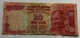 Indien 20 Rupees 2016