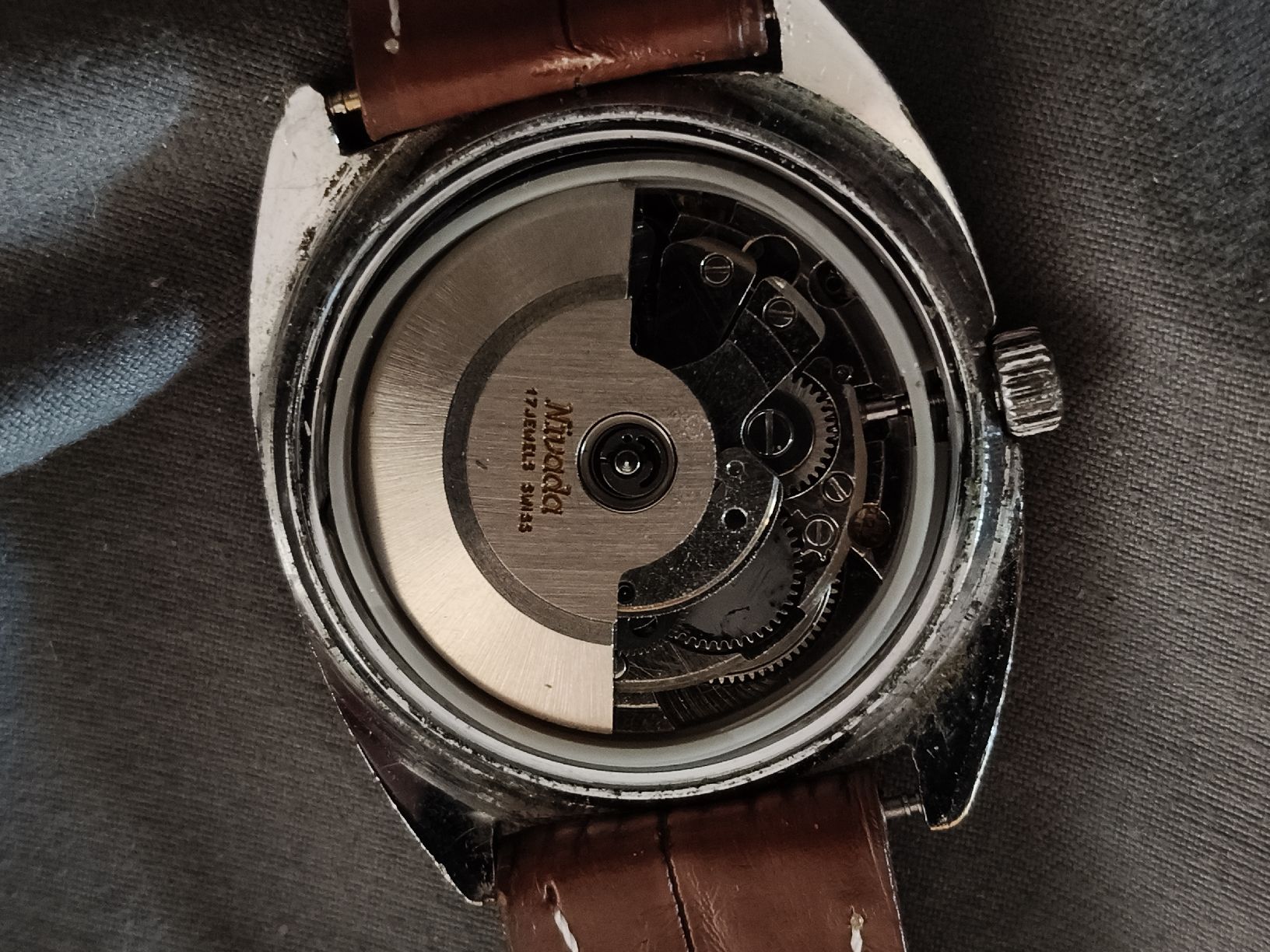 Nivada Uhren: Nivada"Spyrex"-automatic Herrenuhr, antik, läuft (1) – Gebraucht aus Glattbrugg von tarnkappenbomber 1