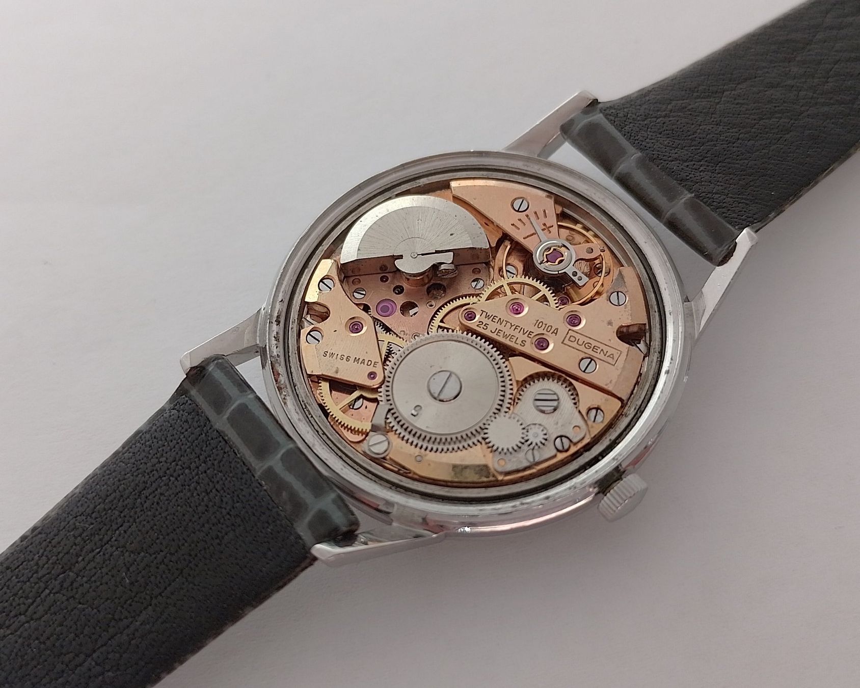 Dugena Uhren: Dugena Super Automatic Vintage | Mikrorotor Buren 1010A – Gebraucht aus Basel von Givens_Watches 5