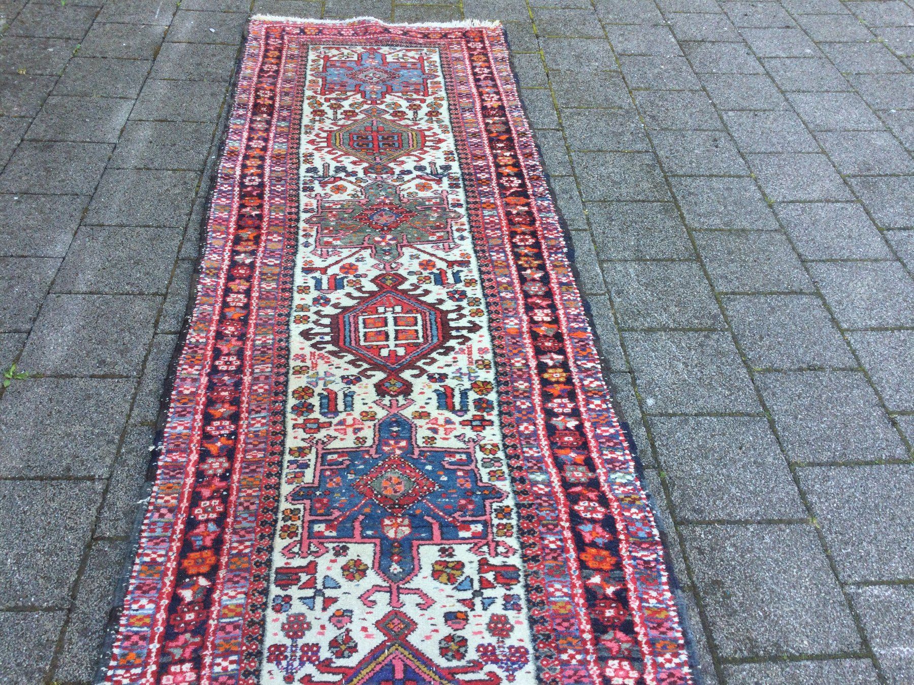Tappeti: Gebrauchter langer Heriz Läufer Orientteppich – Usato da Wangen SZ venduto da kuriosum12 2