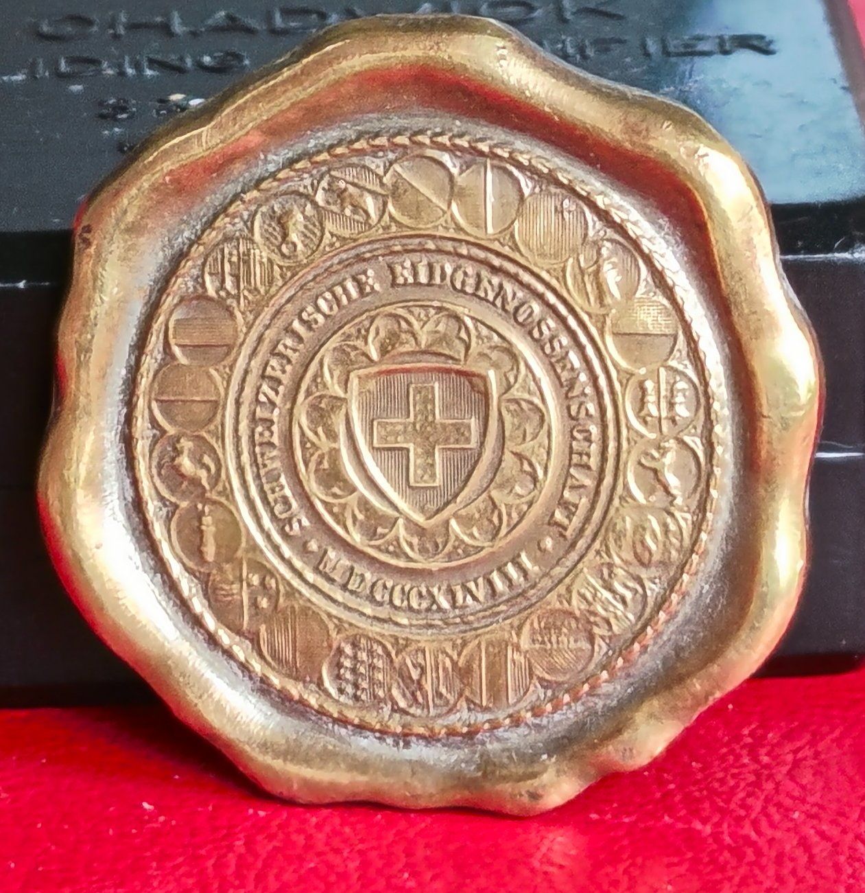 Schweizer Armee Placchette & Badge: Abzeichen Medaille, Schweizer Eidgenossenschaft 1848–1948 – Usato da Zürich venduto da Tanteemma369 6