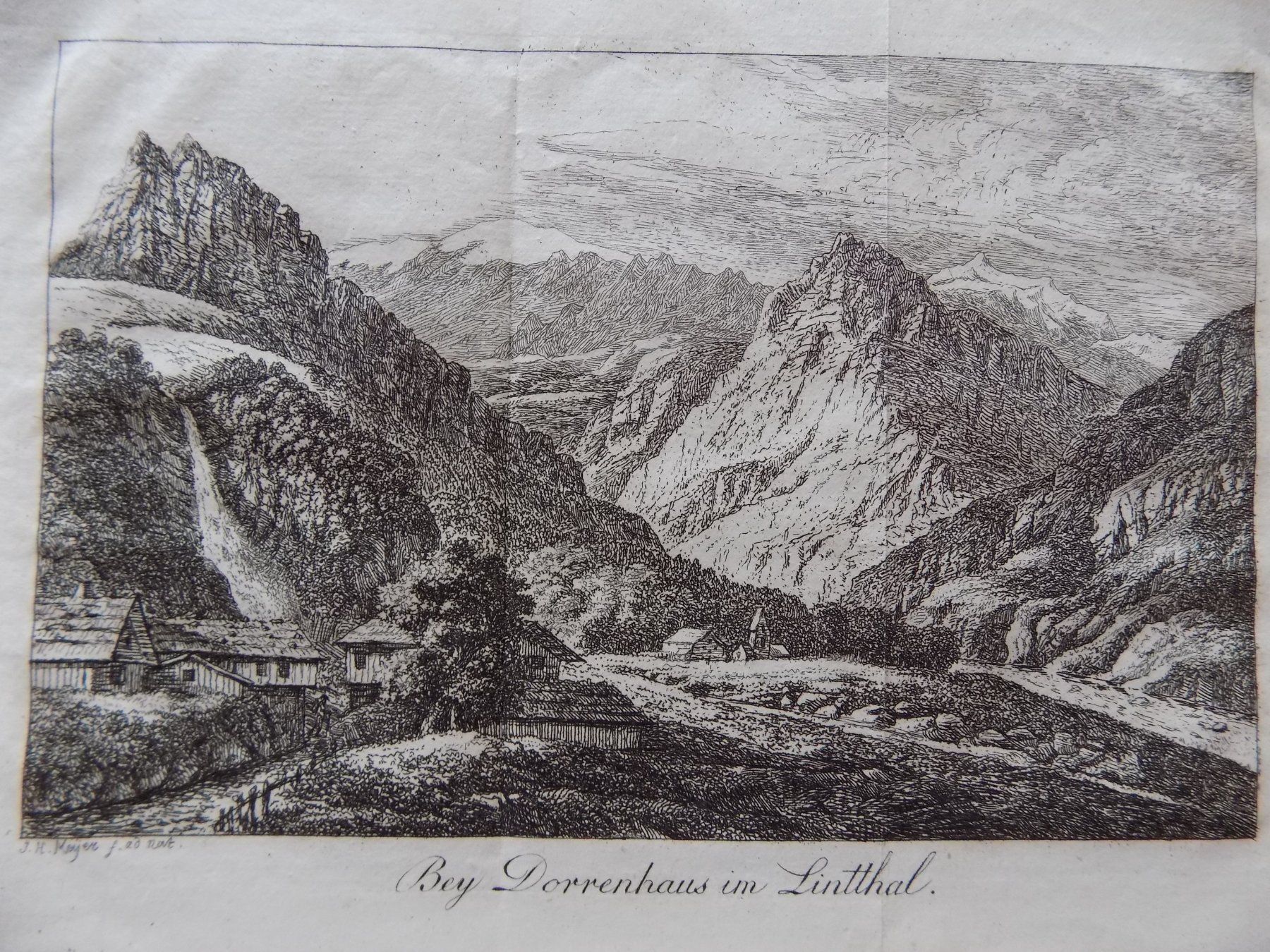 Gravures: Dorrenhaus bei Linthal – D'occasion à Risch par Rischli15 1