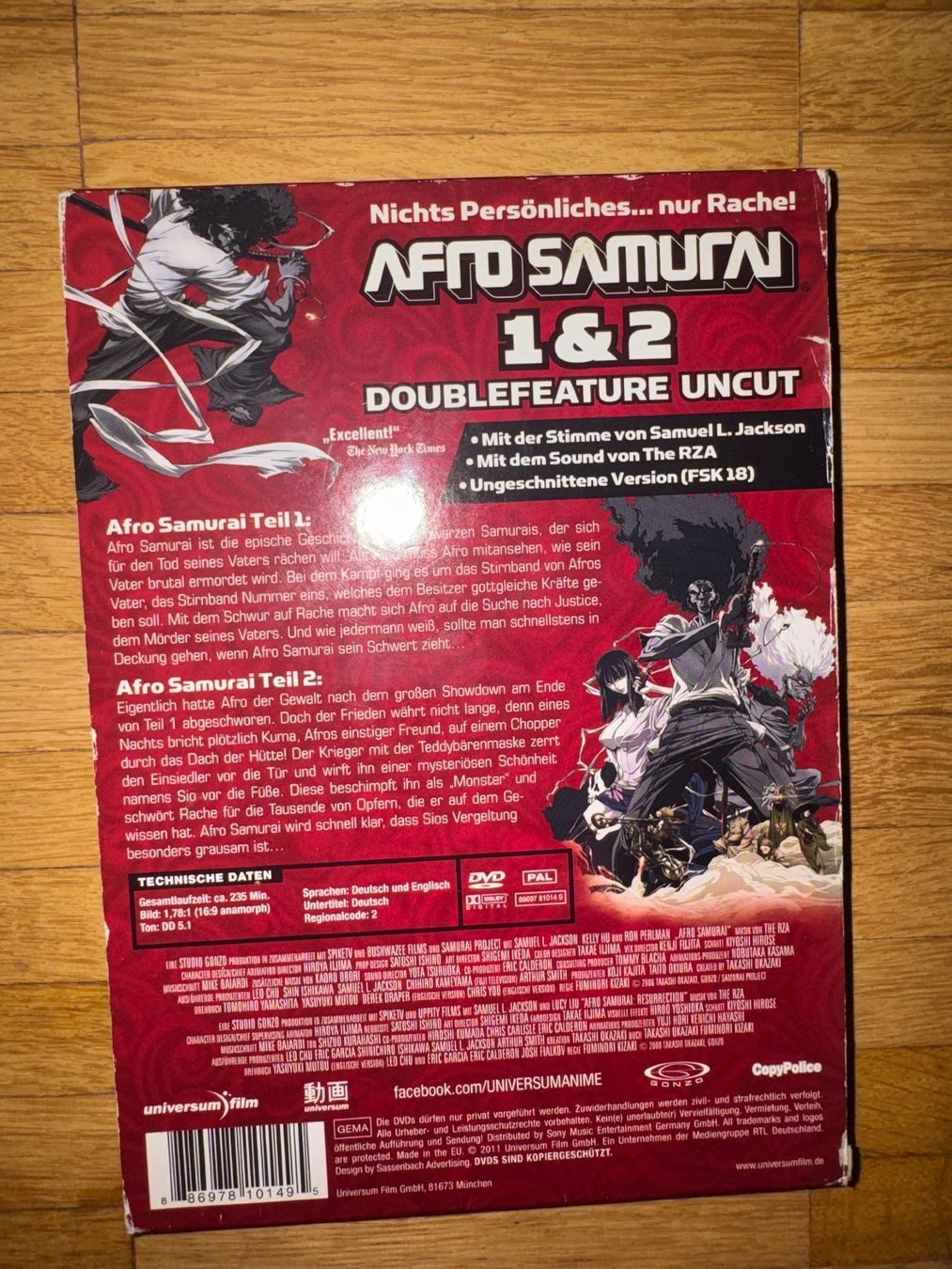 Tutti i DVDs: AFRO SAMURAI. 1 UND 2 (DVD) – Usato da Basel venduto da san_2qlq 1