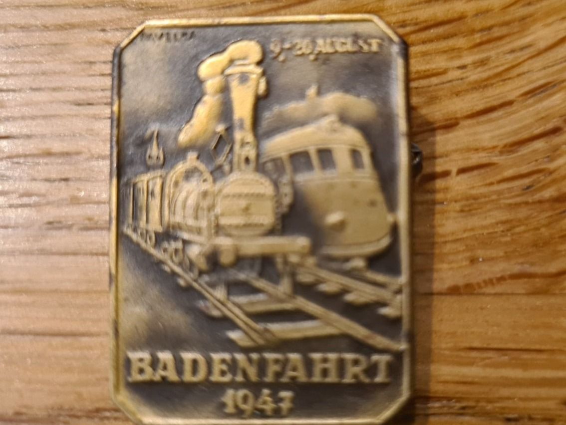 Medaglie: Badenerfahrt Plakette, Jahr 1947 – Usato da Winkel venduto da Heuresis 1