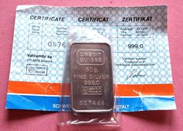 CREDIT SUISSE - 50 GRAMM N° 57664 - OVP - ZERTIFIKAT