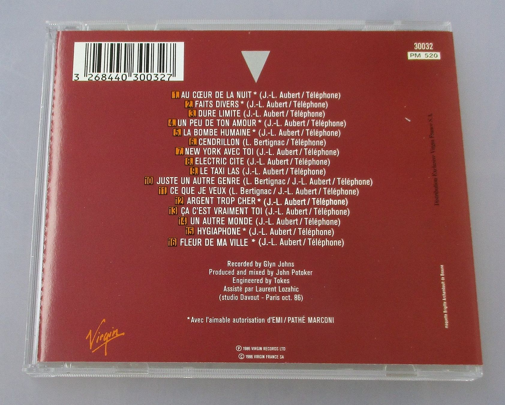 CD: TELEPHONE - Le Live – Usato da Wattwil venduto da Muriel11 1