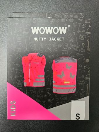 Neu - wowow - Kinder Leuchtweste Pink Gr. S