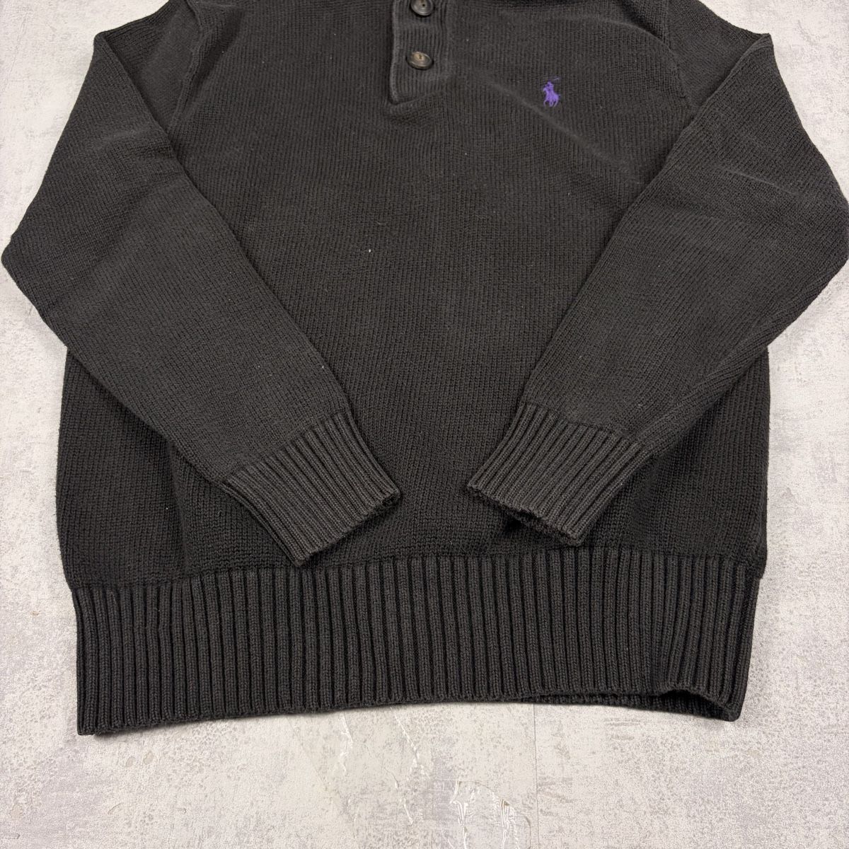 Ralph Lauren Maglioni & Felpe: Pull en Maille Noire Polo Ralph Lauren - Taille XS – Usato da Neuchâtel venduto da aliceguins 1