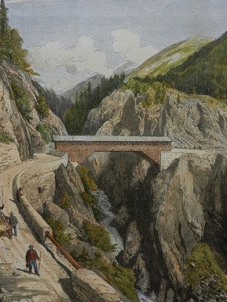 Stiche: Russein Tobel Brücke – Gebraucht aus Risch von Rischli15 1