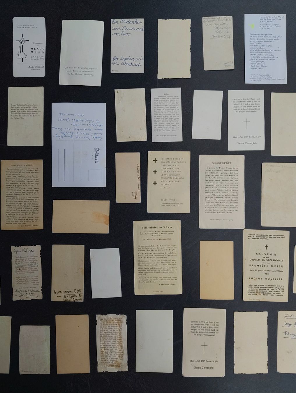 Foto & Immagini: 55x Alte Religiöse Heiligenbilder Sammlung Gebraucht – Usato da Monthey venduto da 19_karen_84 6