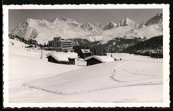 Ansichtskarten: Arosa, Blick auf das Berghotel Prätschl – Gebraucht aus Berlin von bartko-reher