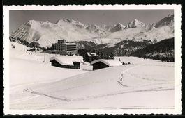 Arosa, Blick auf das Berghotel Prätschl
