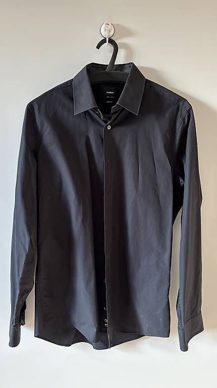 Camicie: strellson hemd in schwarz / grösse 40 / modern fit – Usato da Subingen venduto da Broedu79