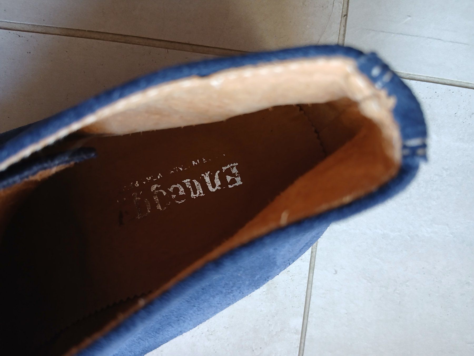 Scarpe da uomo: Bottines bleues en daim pointure 43 état neuf – Usato da Satigny venduto da Asaksa 5