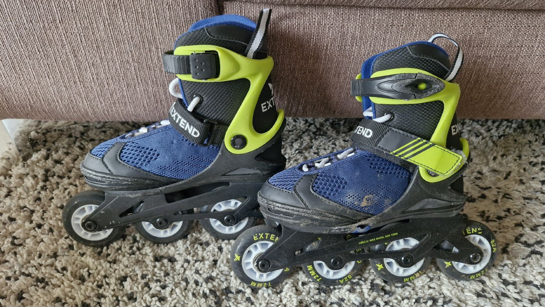 Pattini in linea & Pattini a rotelle: Extend Kinder Inlineskates Rollerblades 29 - 32 verstellbar – Usato da Basel venduto da Andrealin 2