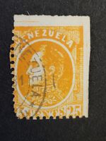 1880, Venezuela Republik  -  Simon Bolivar  -  Abart