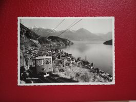 Rigibahn über Vitznau Luzern 1965 s/w Karte