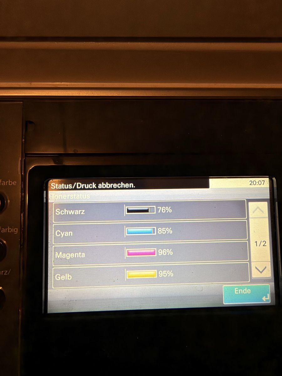 Kyocera Drucker: Kyocera FS-C8520MFP Farb-Multifunktionsdrucker A3 – Gebraucht aus Winterthur von Schneider.80 3