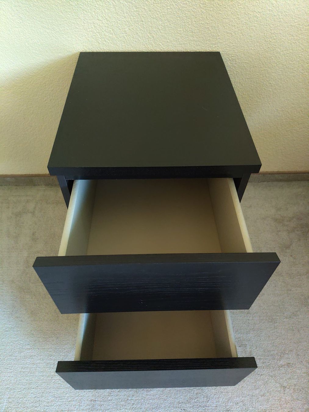 Ikea Cassettiere: Kommode mit 2 Schubladen, Schwarz – Usato da Adligenswil venduto da basdas 1