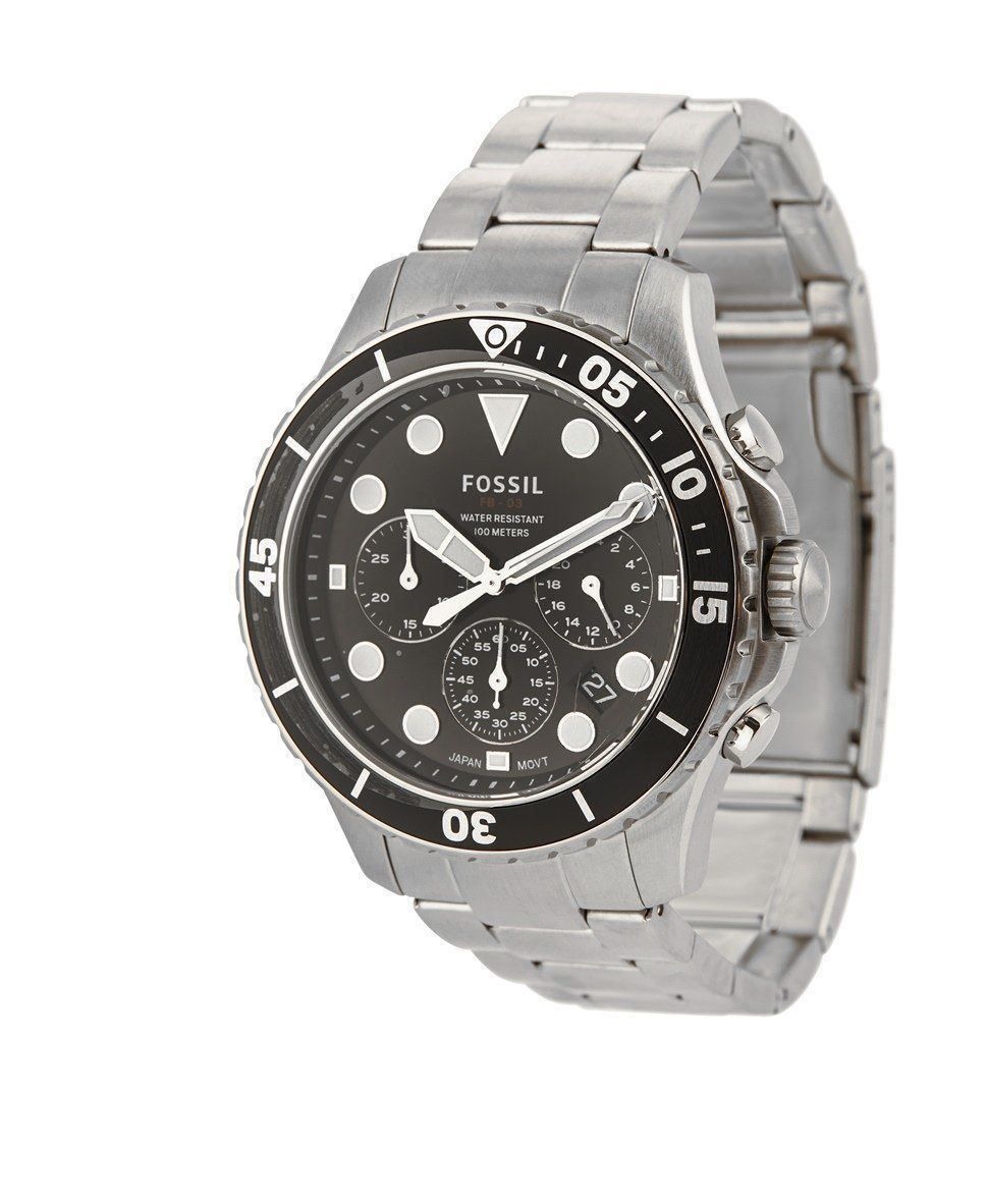 Fossil Orologi: Chronograph von Fossil in silber – Nuovo (secondo la descrizione) da Kriens venduto da Stoneground 1
